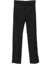 Sportmax - Flat-Front Trousers - Lyst