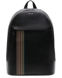 Paul Smith - Signature Stripe Leather Backpack - Lyst