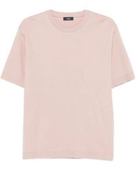 Herno - T-Shirt Met Korte Mouwen - Lyst