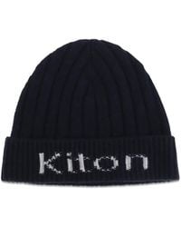 Kiton - Ribbed-Knit Cashmere Beanie Hat - Lyst