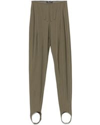 Mugler - Legging À Détail De Corset - Lyst