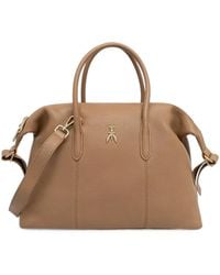 Patrizia Pepe - Medium New Business Fly Logo-Plaque Tote Bag - Lyst