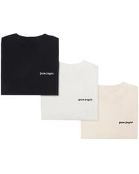 Palm Angels - Logo-Embroidered T-Shirts (Pack Of Three) - Lyst