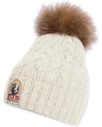 Parajumpers - Kylie Cable-Knit Beanie Hat - Lyst