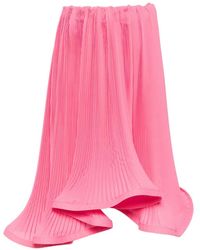 ROWEN ROSE - Pleated Midi Skirt - Lyst