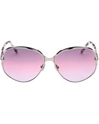 Tom Ford - Round-Frame Sunglasses - Lyst