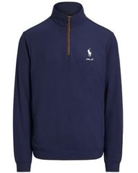 Ralph Lauren - Polo Pony Half-Zip Sweater - Lyst