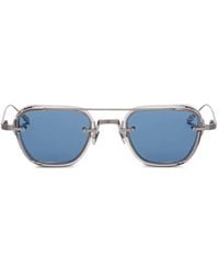 Akoni - Lunettes De Soleil Jura À Monture Géométrique Et Double Pont - Lyst