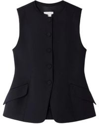 Sandro - Peplum Vest - Lyst