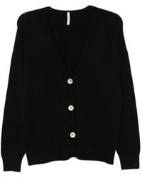 Imperial - V-Neck Button-Up Cardigan - Lyst