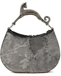 Lanvin - Animal Hardware Tote Bag Aus Pelz - Lyst