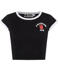 A Bathing Ape - Ringer Graphic T-Shirt - Lyst