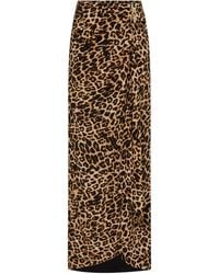Rebecca Vallance - Namir Draped Skirt - Lyst