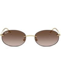 Ray-Ban - オーバルフレーム サングラス - Lyst
