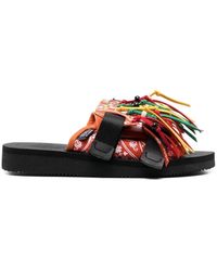 Alanui - X Suicoke Moto Fringed Slides - Lyst