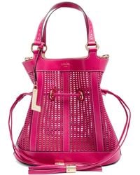 Lancel - Medium Premier Flirt Cut-Out Leather Bucket Bag - Lyst