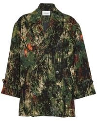 Henrik Vibskov - Dimout Jacquard Coat - Lyst