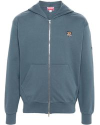 パーカー・フーディ KENZO GOTS KENZO DRAGONFLY FULL ZIP HOODIE KENZO Gots Dragonfly Full Zip Hoodie in Gray for Men | Lyst