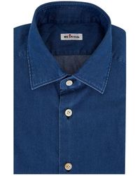Kiton - Button-Fastening Denim Shirt - Lyst