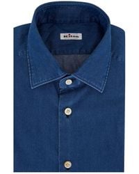 Kiton - Button-Fastening Denim Shirt - Lyst