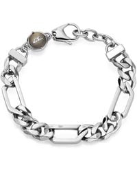 DIESEL - Stainless Steel Chain Bracelet - Lyst