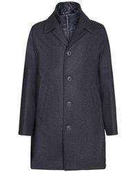 Herno - Prince Of Wales Check Single-Breasted Coat - Lyst
