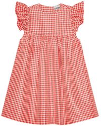 Ganni - Gingham-Print Dress - Lyst