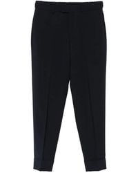 Berwich - Cropped Turn-Up Trousers - Lyst