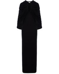 MANURI - Kokon Draped-Detail Dress - Lyst