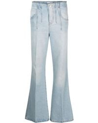 Victoria Beckham - Ausgestellte Hose Mit Abnähern - Lyst