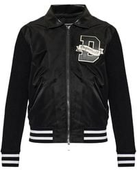 DSquared² - Chaqueta Bómber Con Parche Del Logo - Lyst