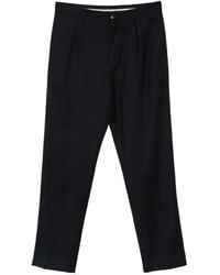 Canali - Pleated Wool Trousers - Lyst