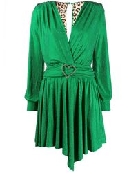 Philipp Plein - Kleid Mit Tiefem V-Ausschnitt - Lyst