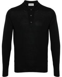 John Smedley - Maglioncino Con Collo Button-down - Lyst