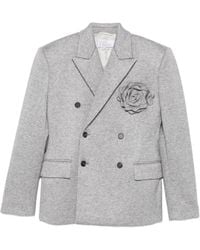 GIUSEPPE DI MORABITO - Blazer À Boutonnière Croisée - Lyst