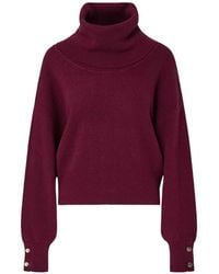 Liu Jo - Ribbed-Knit Turtleneck Sweater - Lyst