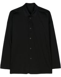Homme Plissé Issey Miyake - Streamline Cotton Shirt - Lyst