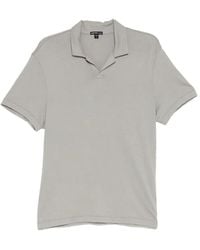 James Perse - Open-Collar Short-Sleeve Polo - Lyst
