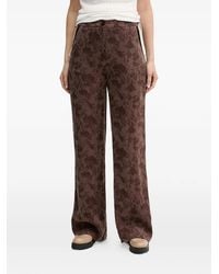 INTROPIA - Floral-Patterned Trousers - Lyst