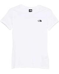 The North Face - Logo-Detail T-Shirt - Lyst