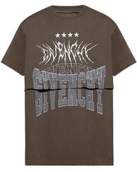 Givenchy - T-Shirt En Coton À Design Superposé - Lyst