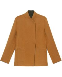 Maliparmi - Double-Breasted Reversible Coat - Lyst