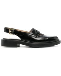 Thom Browne - Slingback Leather Penny Loafers - Lyst