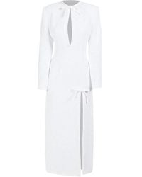 ROWEN ROSE - Kleid mit Schleifendetail - Lyst