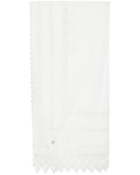 TOTEME - Lace-Trim Scarf - Lyst