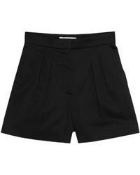 Max Mara - Mxmtabacco Pleated Bermuda Shorts - Lyst