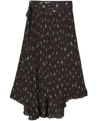 Bimba Y Lola - Floral-print Pleated Skirt - Lyst