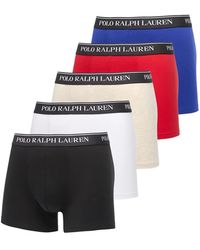 Polo Ralph Lauren - Logo-Waistband Boxers (Pack Of Five) - Lyst