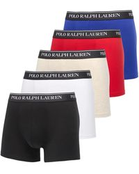 Polo Ralph Lauren - Logo-Waistband Boxers (Pack Of Five) - Lyst