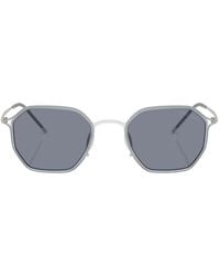 Giorgio Armani - Geometric-Frame Tinted Sunglasses - Lyst